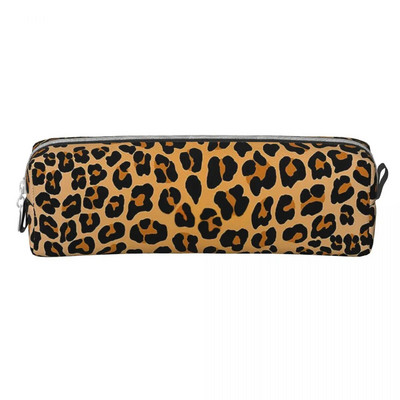 Υπέροχες μολυβοθήκες Leopard Print Μολυβοθήκη Μολυβοθήκη για μαθητική μεγάλη τσάντα αποθήκευσης Φοιτητικά σχολικά είδη γραφικής ύλης