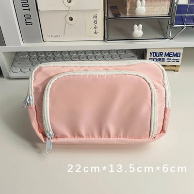 Τσάντα μολυβιού μεγάλης χωρητικότητας, Κορεάτικη θήκη για χαρτικά, θήκη στυλό, Student Τσάντα για σχολικά είδη