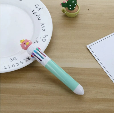 10 Χρώματα Cute Cartoon Ballpoint Στυλό Dinosaur Kawaii Πολύχρωμο Gel στυλό για γράψιμο Σχολικά είδη Γραφική γραφική ύλη Αξεσουάρ γραφείου