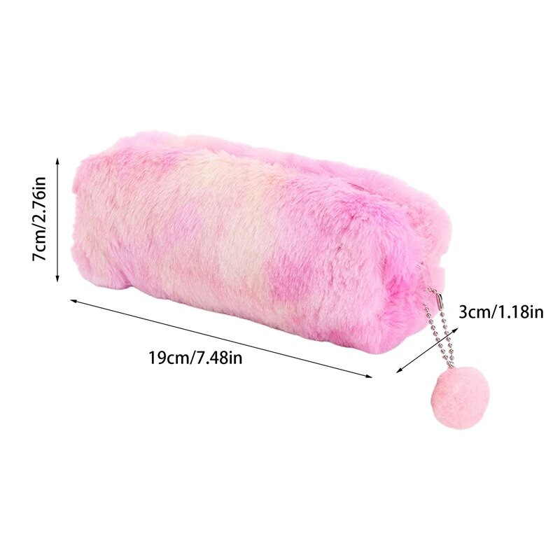 Creative Pen Bag Gradual Color Lovely Girl Octagonal Pen Box Girl Heart Student Απλή τσάντα αποθήκευσης