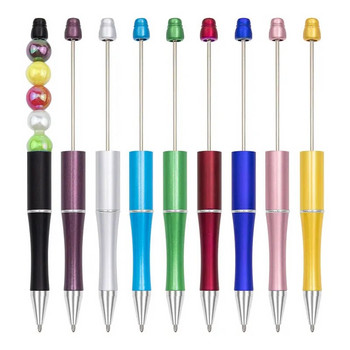 5 τμχ DIY πλαστικό στυλό με χάντρες με χάντρες στυλό δώρο για παιδιά Εξατομικευμένο στυλό στυλό Signature στυλό