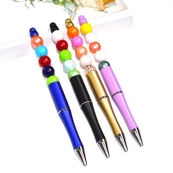 5 бр. Направи си сам пластмасова химикалка с мъниста Химикалка с мъниста Подарък за деца Персонализирани химикалки Писалка с подпис