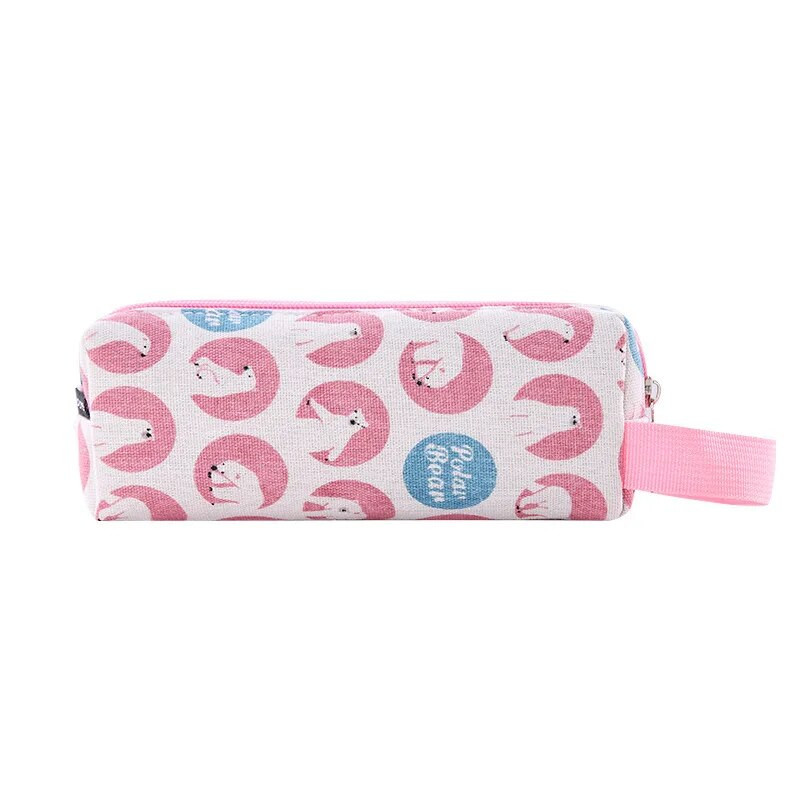 1 gabals Lytwtw`s Kawaii cute karikatūra Grid Cactus Bear pildspalva zīmuļu soma Skolas biroja piederumi kancelejas piederumu saņemšanas instrumentu futrālis