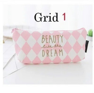 Pildspalvu maisiņš Burtu Punktveida Svītras Zīmuļu Somas Somas Biroja Skolas Izglītībai Kancelejas piederumi Studentu Meitenēm Dāvana