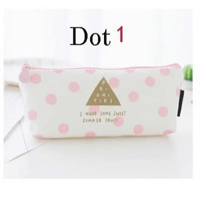 Pildspalvu maisiņš Burtu Punktveida Svītras Zīmuļu Somas Somas Biroja Skolas Izglītībai Kancelejas piederumi Studentu Meitenēm Dāvana