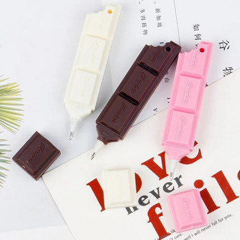 1 Κομμάτι Lytwtw\'s Cute Kawaii Chocolate Σχολικά Προμήθειες Δημιουργικό Ρολό Στυλό καινοτομίας Αστείο γλυκό υπέροχο μπισκότο