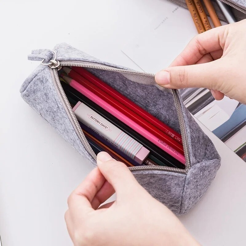 Μολυβοθήκη Ρετρό Στυλό Τσάντα Καλλυντικά Μακιγιάζ Κουτί νομισμάτων Θήκη Φερμουάρ Φορητό Πορτοφόλι Σχολική Γραφική Είδη Γραφείου 04934
