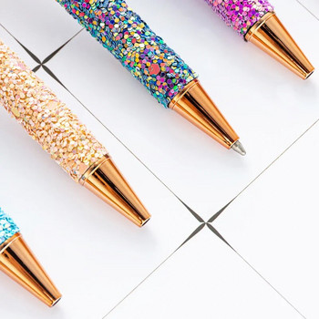 1 брой луксозна сладка блестяща химикалка Сватбени метални канцеларски материали Училищни офис консумативи Висококачествени химикалки