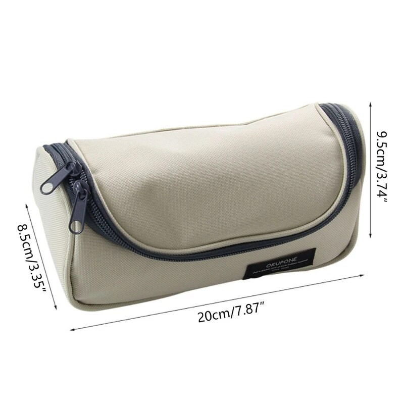 Vienkāršs Oksfordas auduma pildspalvu turētājs zīmuļu futrāļi Daudzfunkciju kancelejas piederumu glabāšanas soma Zīmuļu uzglabāšanas soma Pildspalvu soma Dropshipping