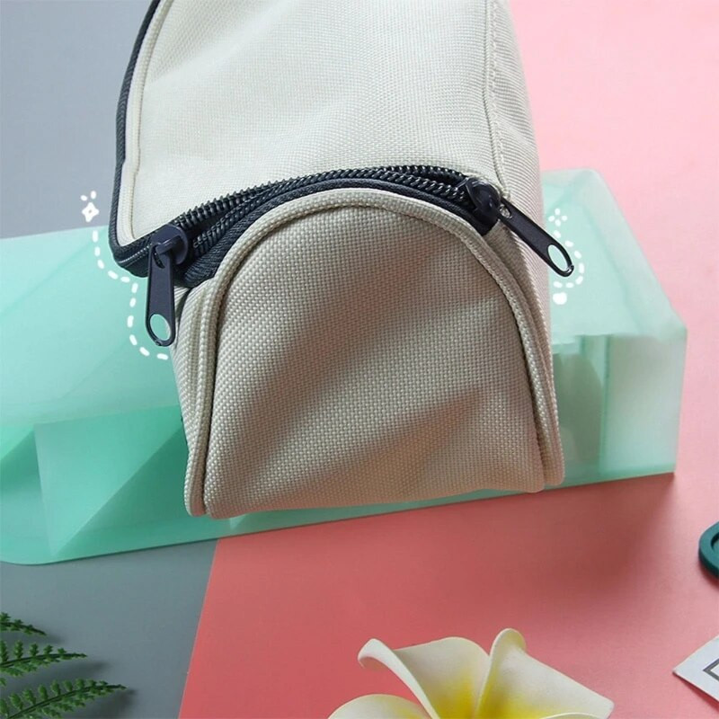 Vienkāršs Oksfordas auduma pildspalvu turētājs zīmuļu futrāļi Daudzfunkciju kancelejas piederumu glabāšanas soma Zīmuļu uzglabāšanas soma Pildspalvu soma Dropshipping