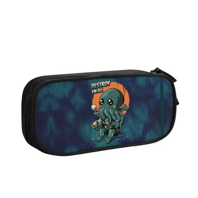 Προσαρμοσμένο Horror Cthulhu Lovecraft Monster Kawaii Μολυβοθήκη Κορίτσι Αγόρι Μεγάλης χωρητικότητας Σχολική θήκη μολυβιών Lovecraft