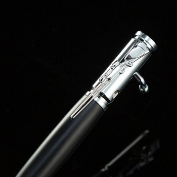 E5BA Action Pen, прибираща се химикалка за писане, 1,0 мм, черен подарък за мъже, баща, колега, гадже, съпруг