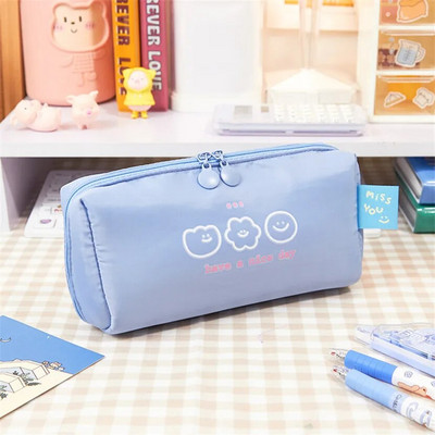 Kawaii zīmuļu futrāļi Skolas piederumi Korejiešu kancelejas piederumi Trousse Scolaire Lapiceras Estuche Escolar jauks pildspalvu maisiņš