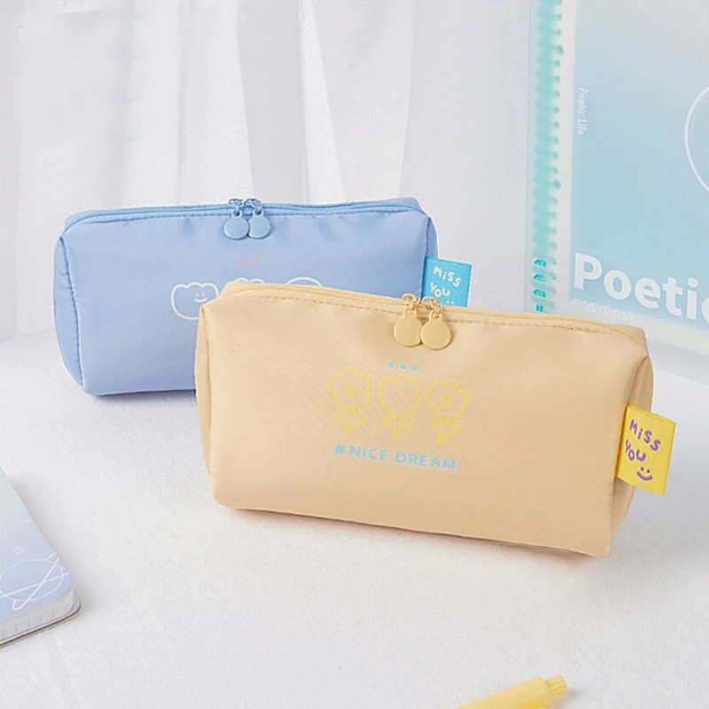 Kawaii zīmuļu futrāļi Skolas piederumi Korejiešu kancelejas piederumi Trousse Scolaire Lapiceras Estuche Escolar jauks pildspalvu maisiņš