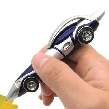 Забавна новост Дизайн на състезателна кола Химикалка Преносими химикалки Училищни офис консумативи Играчки за деца Подарък