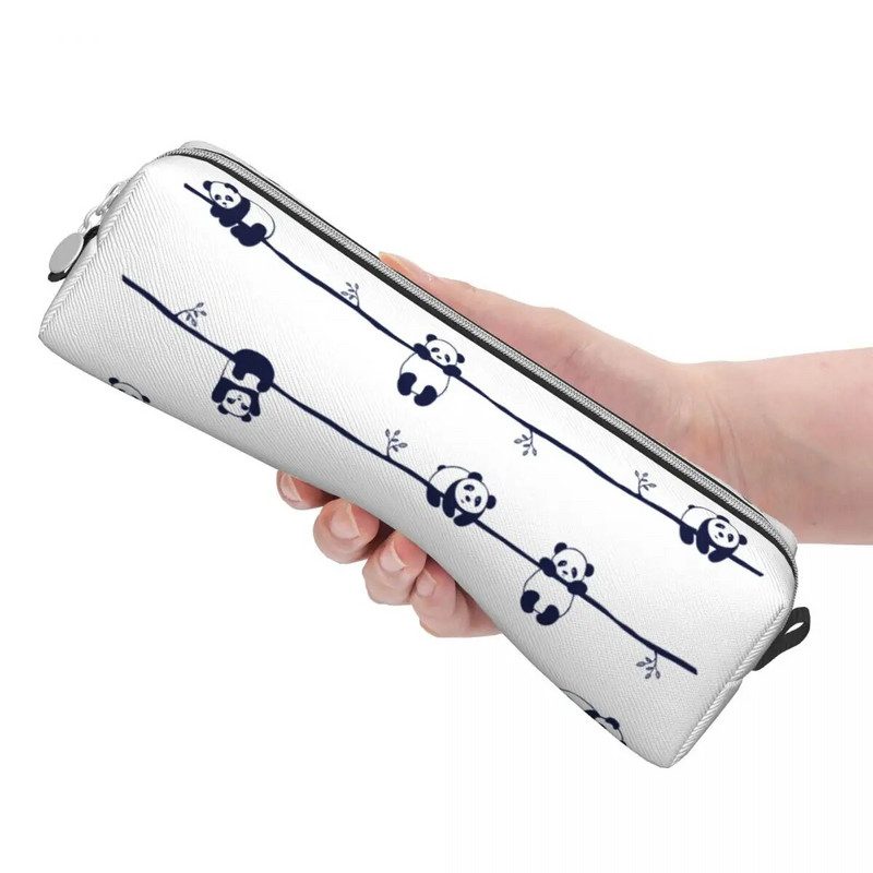 Klassikalised armsad Panda pliiatsikarbid armsad loomapliiatsikotikestega pliiatsikarp tüdrukutele, poistele, suure mahutavusega kott kontorikingituste kirjatarbed