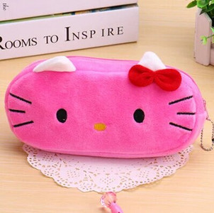 1Gb Kawaii Penālis Karikatūras plīša Dāvana Estuches Skolas Pencil box Pencils Pencil Bag Skolas piederumi Kancelejas piederumi