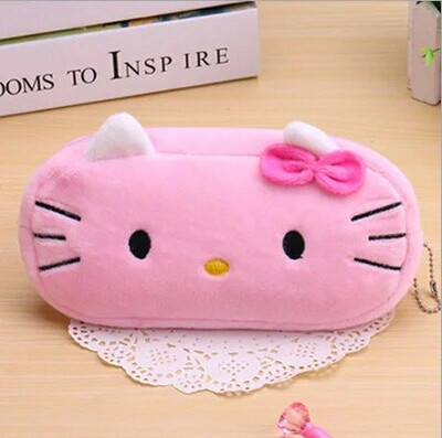 1Gb Kawaii Penālis Karikatūras plīša Dāvana Estuches Skolas Pencil box Pencils Pencil Bag Skolas piederumi Kancelejas piederumi