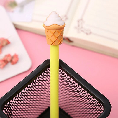 Δημιουργικό στυλό Rollerball French Fries Cola Hamburger Ice Cream Χαριτωμένο χαρτικά γραφείου Μαθητικό στυλό με υπογραφή