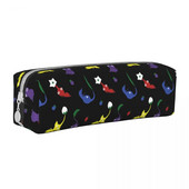 Pikmini mustriga pliiatsikarbid Multikad pliiatsihoidjad õpilastele Suure mahutavusega pliiatsikotid Koolitarbed Kingitused Kirjatarbed