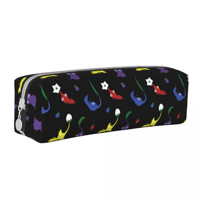 Pikmini mustriga pliiatsikarbid Multikad pliiatsihoidjad õpilastele Suure mahutavusega pliiatsikotid Koolitarbed Kingitused Kirjatarbed