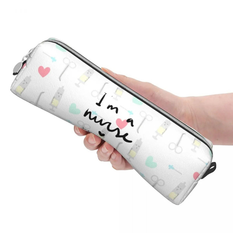 Enfermera En Apuros Meditsiiniõde Pliiatsikarp Pliiatsikotid Pliiatsikarp tüdrukutele Poistele Suur hoiukott õpilastele Koolikingitused Kirjatarbed