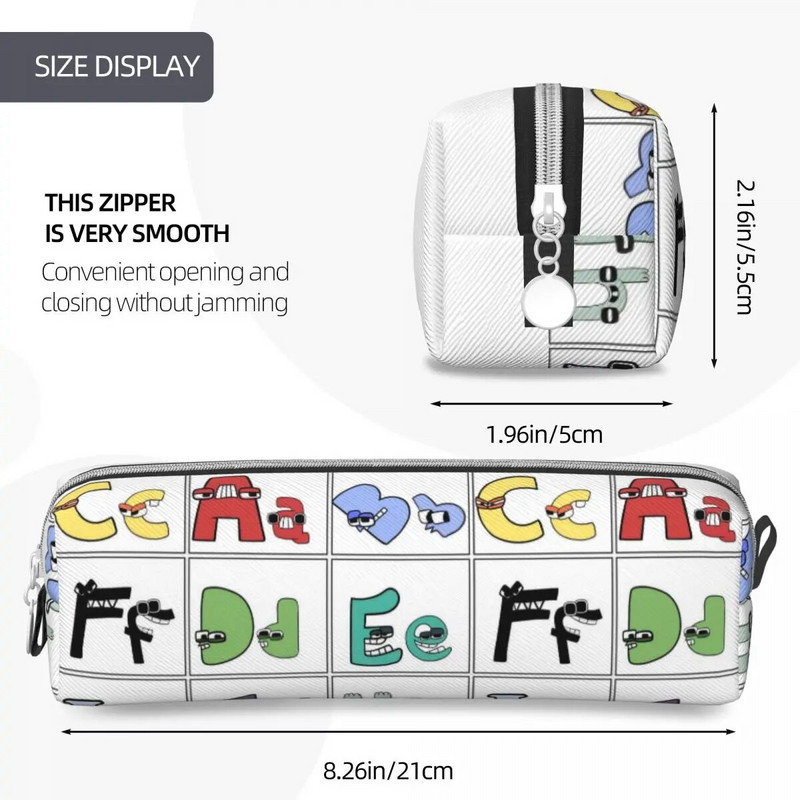 Uus Learning Alphabet Lore pliiatsikarbid Kirjad Pliiatsikarbis Pliiats õpilastele Suure hoiukotti Kontorikingitused Aksessuaarid