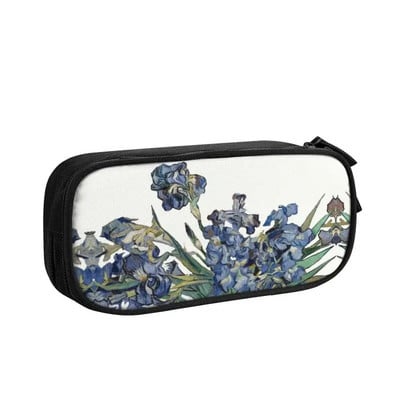 Κορεάτικη μολυβοθήκη Vincent Van Gogh για αγόρια Gilrs Προσαρμοσμένο στυλ Ζωγραφική με λάδι γάτας Μεγάλη αποθήκευση τσάντα χαρτικά