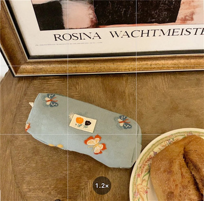 Penālis Izšūšana Penālis Tiger Kawaii Estuche Estojo Escolar Kancelejas preces jauks maisiņš Pochita uzglabāšanas soma Trousse Scolaire