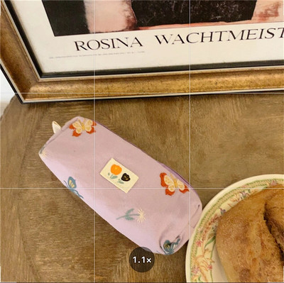 Penālis Izšūšana Penālis Tiger Kawaii Estuche Estojo Escolar Kancelejas preces jauks maisiņš Pochita uzglabāšanas soma Trousse Scolaire