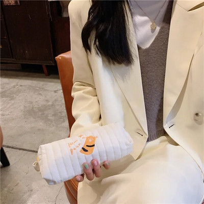 Penālis Izšūšana Penālis Tiger Kawaii Estuche Estojo Escolar Kancelejas preces jauks maisiņš Pochita uzglabāšanas soma Trousse Scolaire