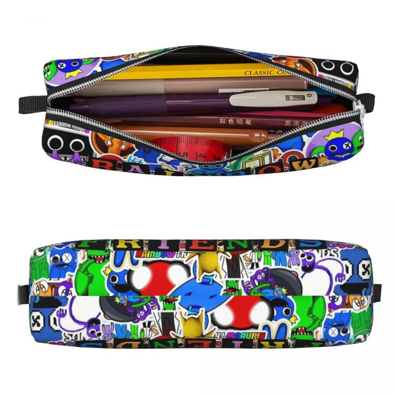 Rainbow Friends pliiatsid Moemäng Värviline pliiatsikott Tüdrukud Poisid Suure mahutavusega õpilastele Koolikinke pliiatsid