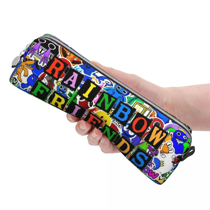 Rainbow Friends pliiatsid Moemäng Värviline pliiatsikott Tüdrukud Poisid Suure mahutavusega õpilastele Koolikinke pliiatsid