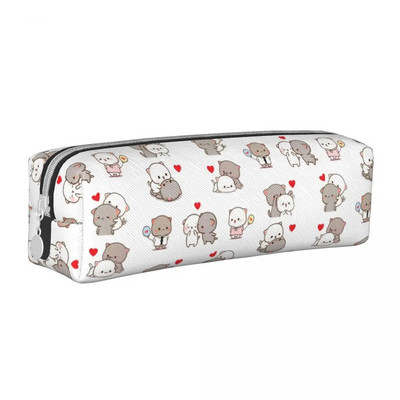 Virsiku ja Goma kassi pliiatsiümbris Armas multifilm Mocha Mochi pliiatsikarbis kotid Tüdruk Poiss Suure mahutavusega Õpilastele Koolikingitused Pliiatsid