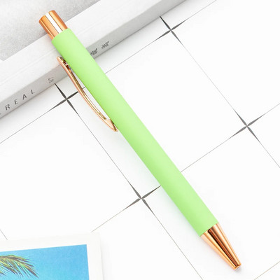 3 dalių purškiamas klijų rašiklis Mielas vestuvių rožinio aukso metalo raštinės reikmenų verpimas