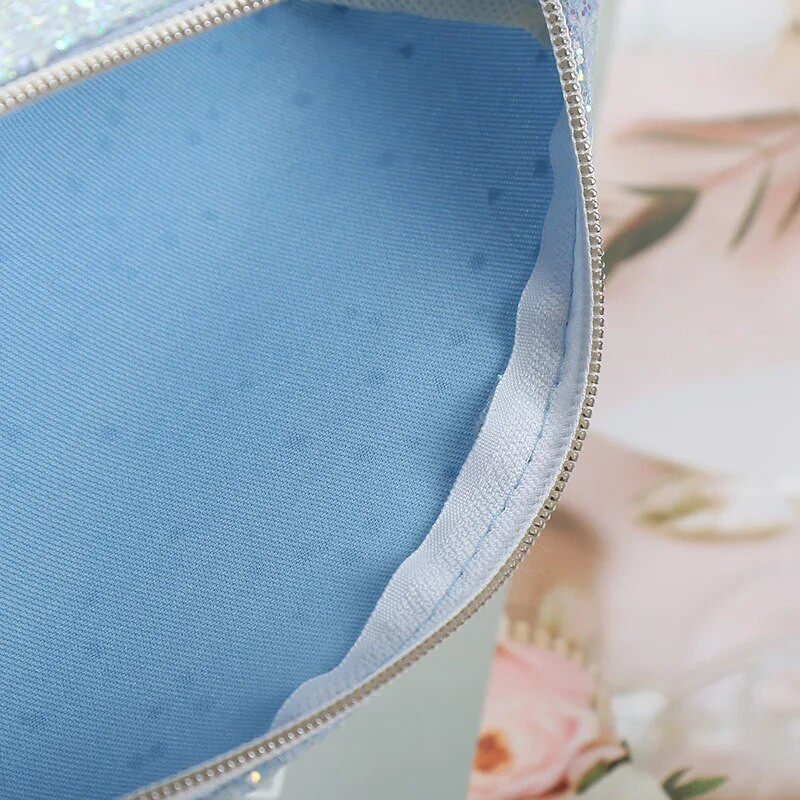 Penāļi meitenēm Korejiešu kancelejas preces Mirdzošs zīmuļu futrālis Pildspalvu futrālis Sequin Estuche skolas piederumu zīmuļu maisiņš