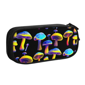 Χαριτωμένα Psychedelic Magic Mushrooms Μολυβοθήκες για κορίτσια Αγόρια Προσαρμοσμένη Μεγάλη Αποθηκευτική Τσάντα για στυλό Σχολικά αξεσουάρ