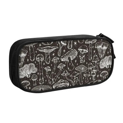Сладки психеделични вълшебни гъби, калъфи за моливи за момичета, момчета, персонализирана голяма чанта за съхранение, кутия за химикалки, училищни аксесоари