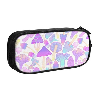 Сладки психеделични вълшебни гъби, калъфи за моливи за момичета, момчета, персонализирана голяма чанта за съхранение, кутия за химикалки, училищни аксесоари