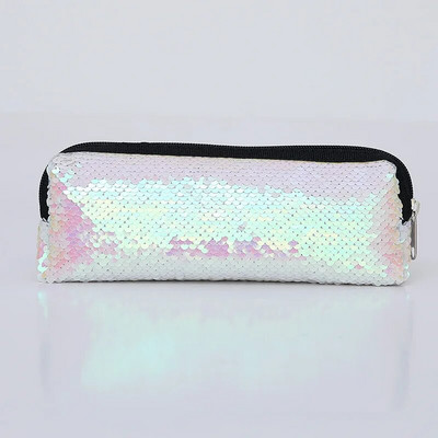 1 gab Kawaii zīmuļu futrālis Mermaid sequins Dāvanu Estuches skolas zīmuļu kastīte Pencils Pencil Bag Skolas piederumi Kancelejas piederumi