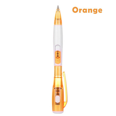 1PC Creative LED Light Big Diamond Metal Ballpoint Glitter Crystal Pen Metal Case Carat Diamond Ball Pen Stationery Writingering