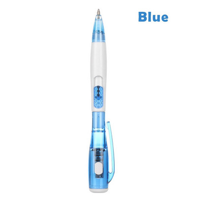 1PC Creative LED Light Big Diamond Metal Ballpoint Glitter Crystal Pen Metal Case Carat Diamond Ball Pen Stationery Writingering