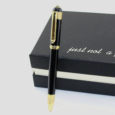 Augstas kvalitātes metāla rullīšu pildspalva Luksusa lodīšu pildspalva 0,7 mm melna tinte biznesa rakstīšanai Biroja skolas piederumu dāvanu pildspalva