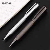 Πολυτελής ποιότητα 717 Grey Platinum Business Office Medium Nib Ballpoint Στυλό New School Student Stationery Ball Point Στυλό