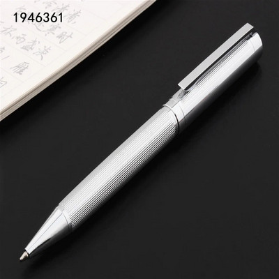 Πολυτελής ποιότητα 717 Grey Platinum Business Office Medium Nib Ballpoint Στυλό New School Student Stationery Ball Point Στυλό