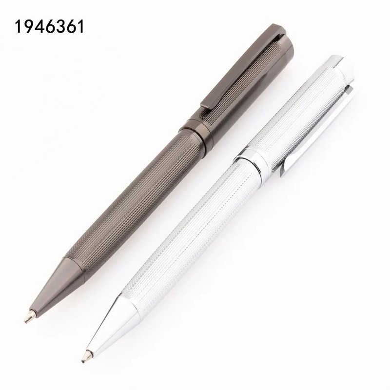 Πολυτελής ποιότητα 717 Grey Platinum Business Office Medium Nib Ballpoint Στυλό New School Student Stationery Ball Point Στυλό