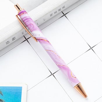 Химикалка Lytwtw\'s 1 Piece Симпатичен дизайн с термичен печат Прости метални канцеларски материали Училищни офис консумативи