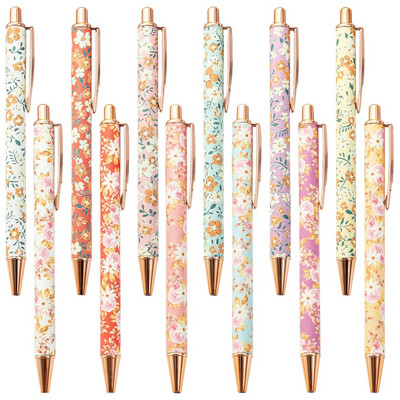 1 брой химикалка Lytwtw`s Creative Ins Flowers Pen Метални канцеларски материали Училищни офис консумативи