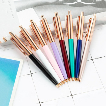 1 брой химикалка Lytwtw\'s Creative Многоцветна химикалка Метални канцеларски материали Училищни офис консумативи