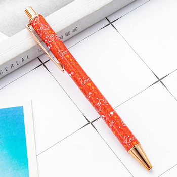 1 τεμάχιο Lytwtw\'s Ballpoint Pen Creative Πολύχρωμο στυλό Love Μεταλλικά Γραφικά Σχολικά προμήθειες γραφείου